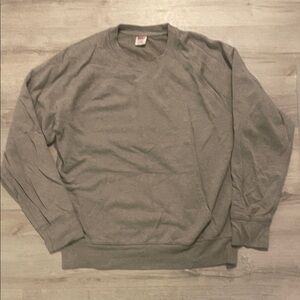 Gray Men's Jcrew crew neck lightweight sweatshirt